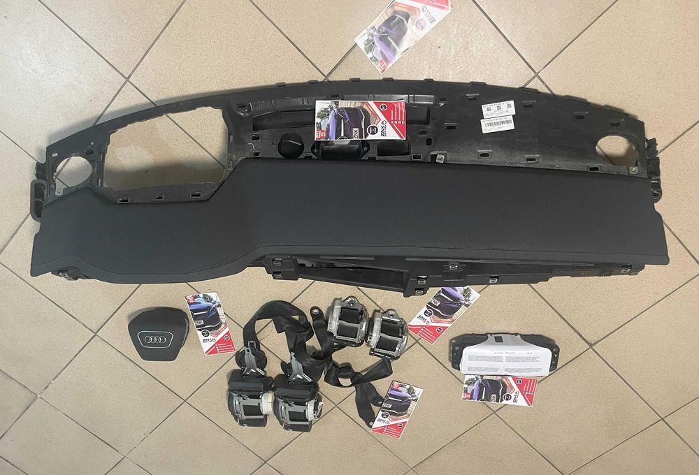 AUDI A6 C8 kit airbag - plansa bord HUD cusatura - centuri siguranta