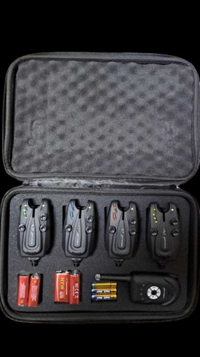 Set 4 avertizori cu statie WindBlade 522 baterii incluse