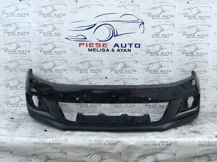 Bara fata Volkswagen Tiguan 5N0 Facelift an 2011-2016 Gauri pentru 6 senzori si spalatoare faruri