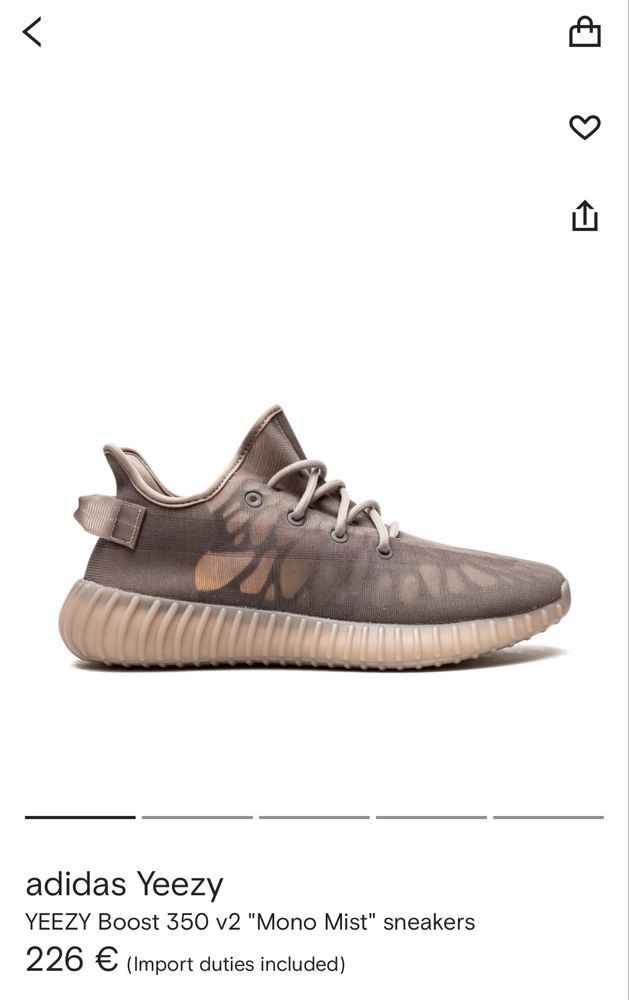 adidas YEEZY Boost 350 v2 "Mono Mist"