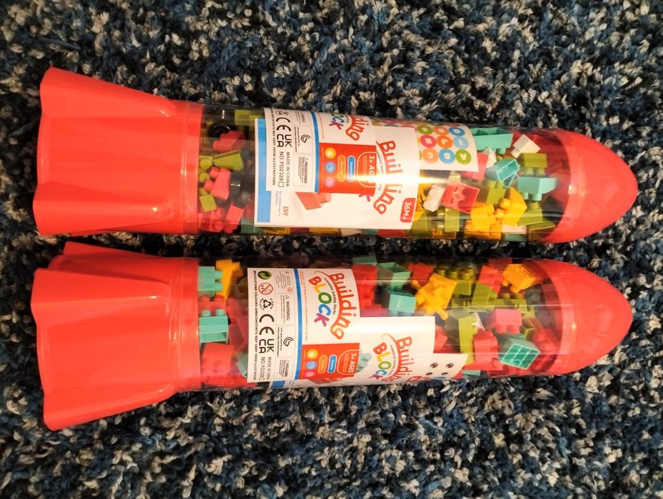 Blocuri construcție tip trenuleț 195 piese