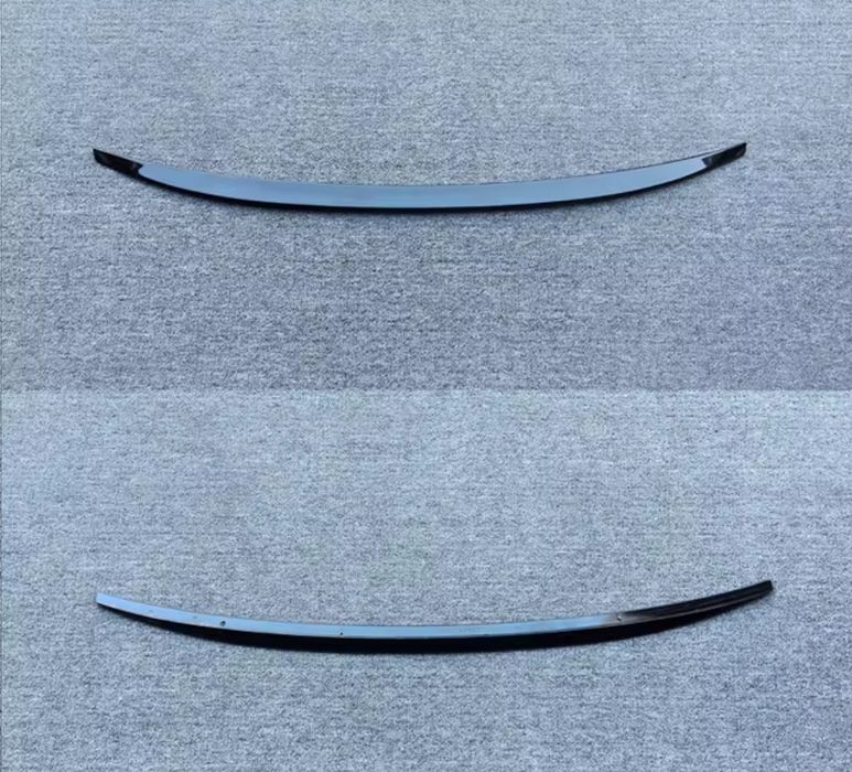 Eleron Spoiler codita lip tuning sport Audi A6 C6 negru lucios