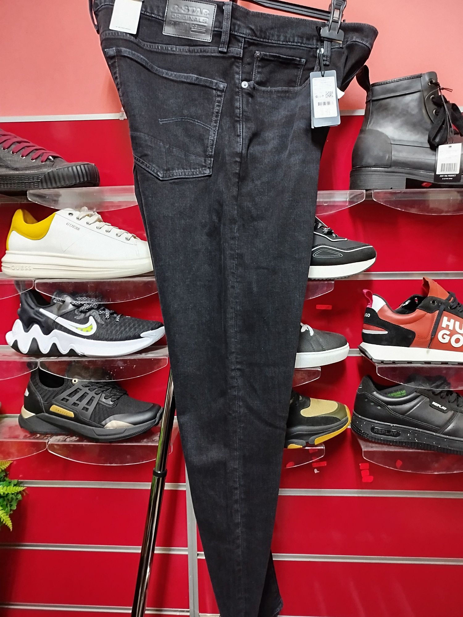 Оригинални мъжки дънки G-Star Raw 3301 Tapered W35 W36 нови