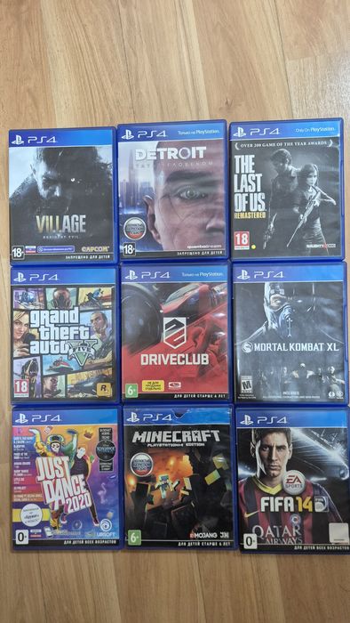 10000тг, Продам Игры на ps4