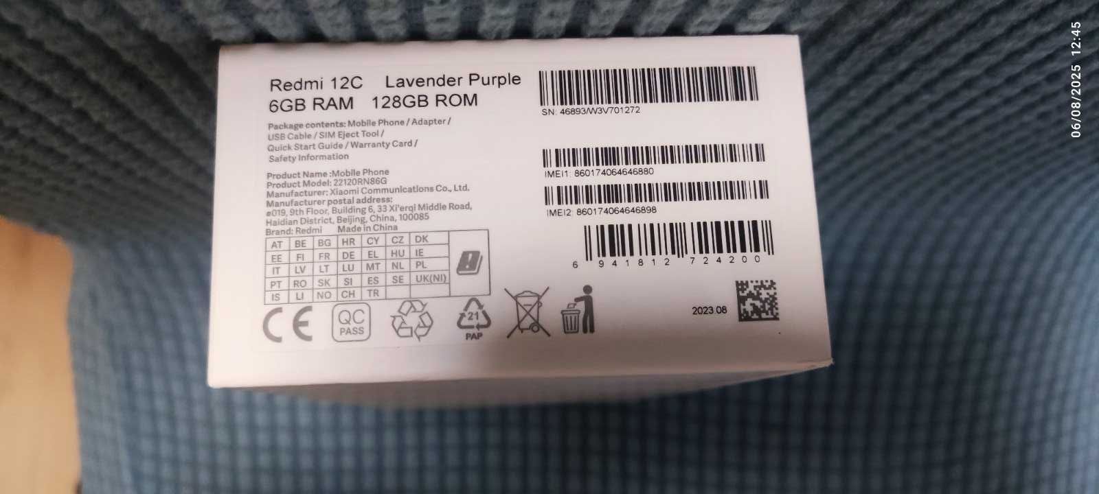 Xiaomi Redmi 12C 6GB 128GB