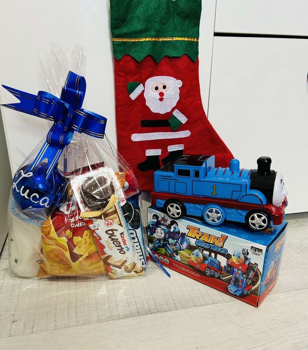 Set dulciuri+jucărie+ ciorap