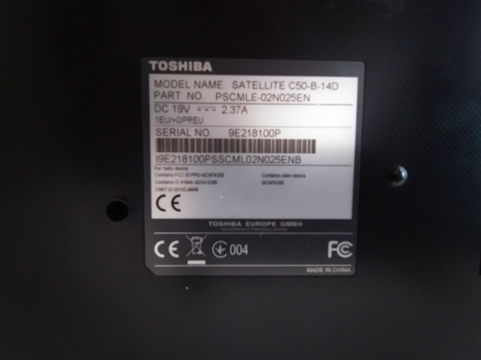 Dezmembrez Laptop Toshiba Satellite C50-B-14D