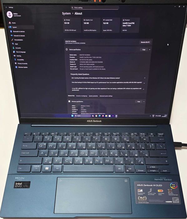 ASUS ZenBook 14 UX3405MA