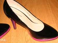 Pantofi dama negri eleganti marimea 36 GLD