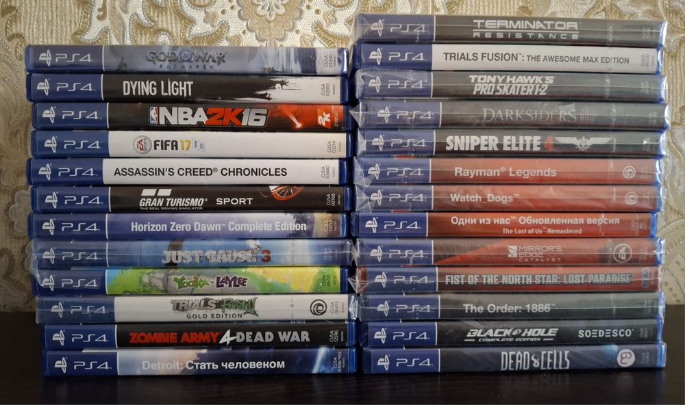 Игры на дисках для приставки Playstation 4 PS4 PS5