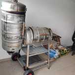 Gratar barbeque bbq butoi smoker afumatoare INOX