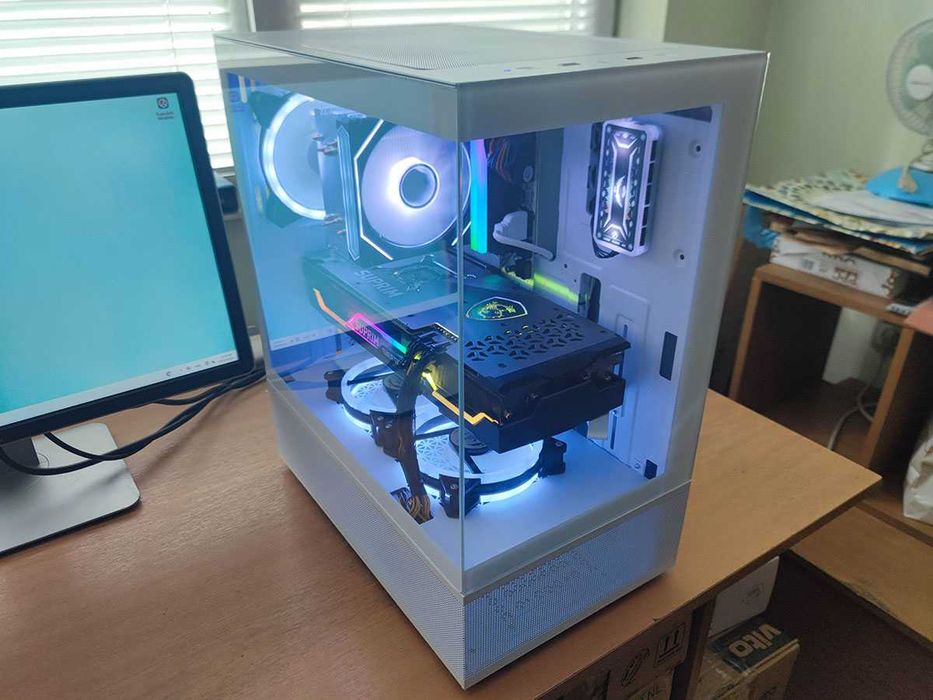 Геймърски компютър, Ryzen 8400f, Rtx 3070, 32gb DDR5, 1tb Nvme, 750W