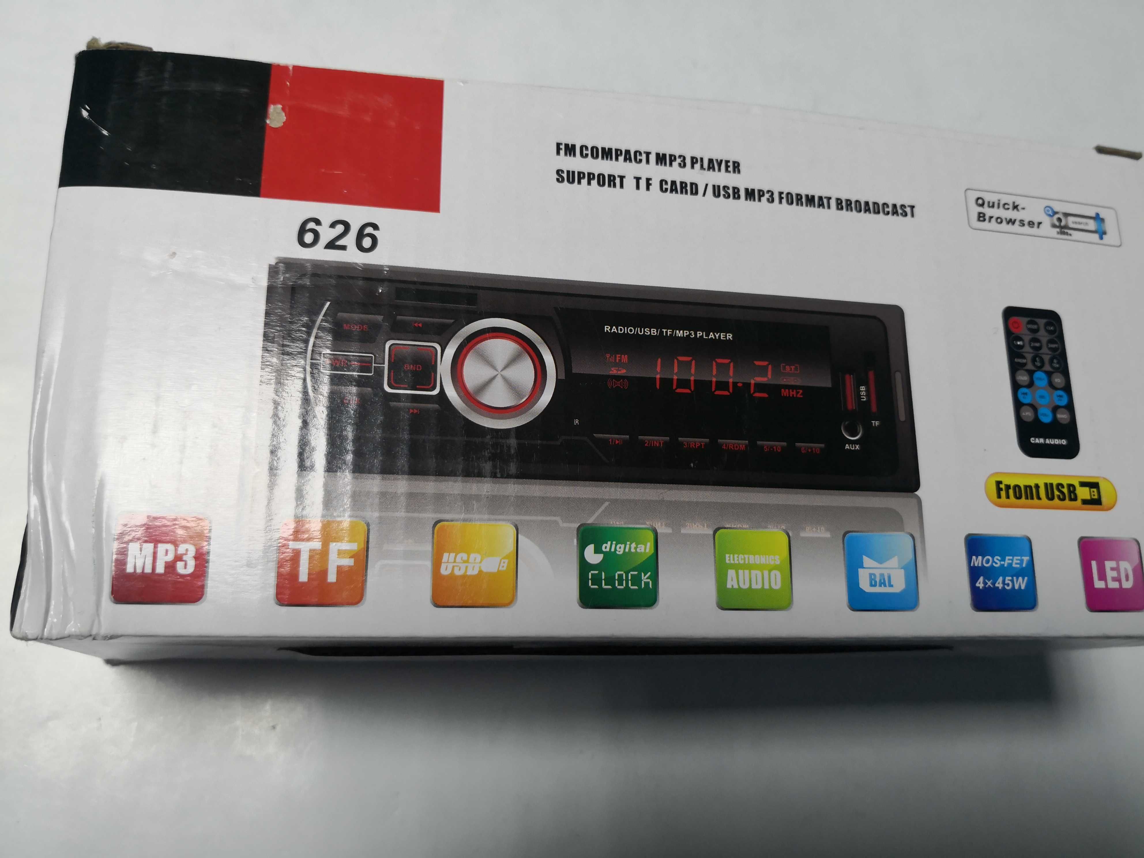 Radio mp3 player auto cu bluetooth si telecomanda