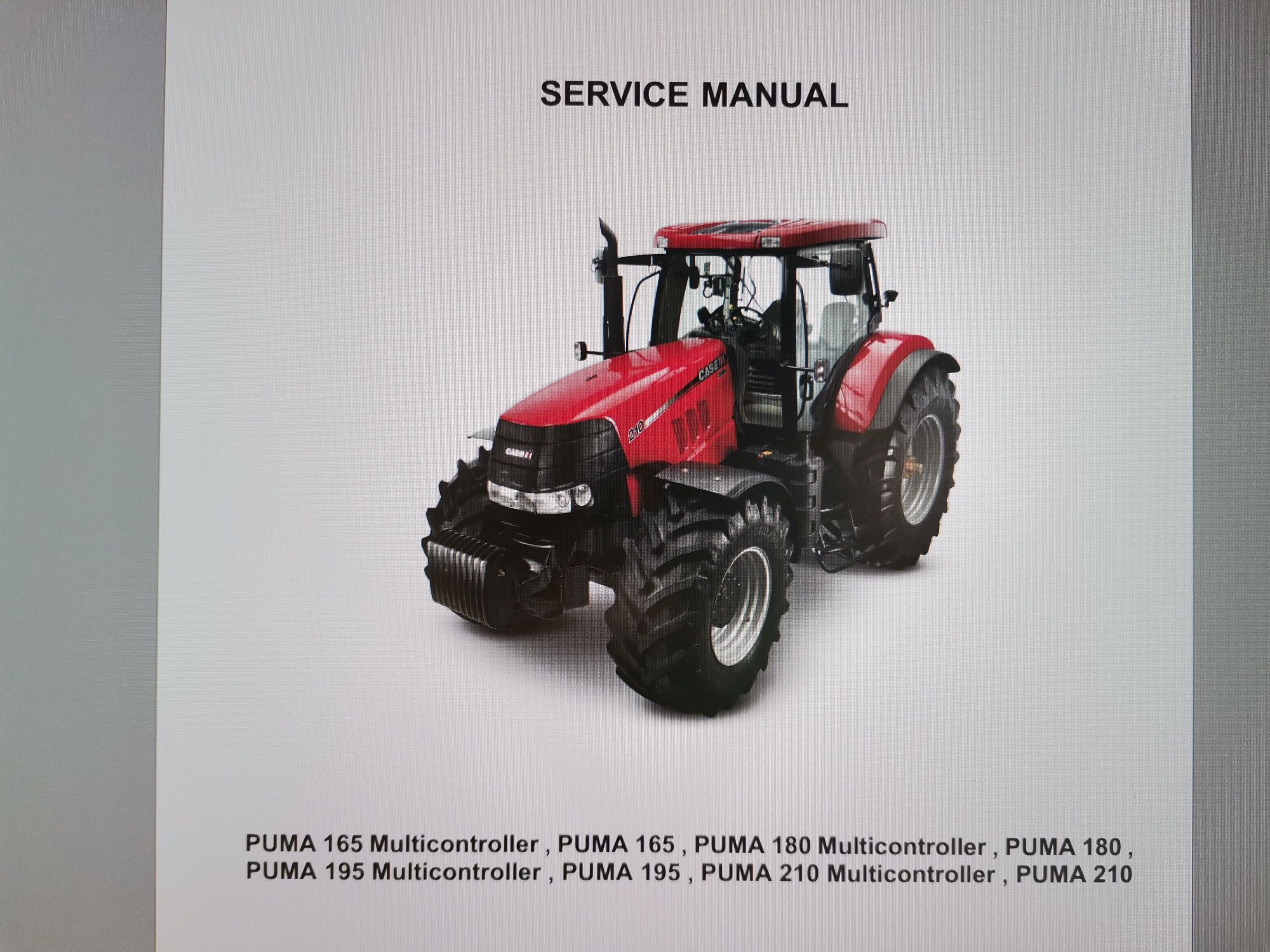 Manual de servis  Puma 165 Puma 180 Puma 195 P210