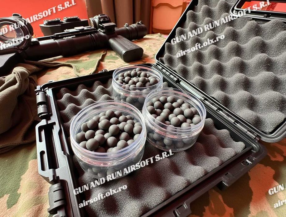 Pusca ~Originala (PUTERE 35 JOULI++) (Bile Cauciuc) Co2 ~ MODEL NOU!!