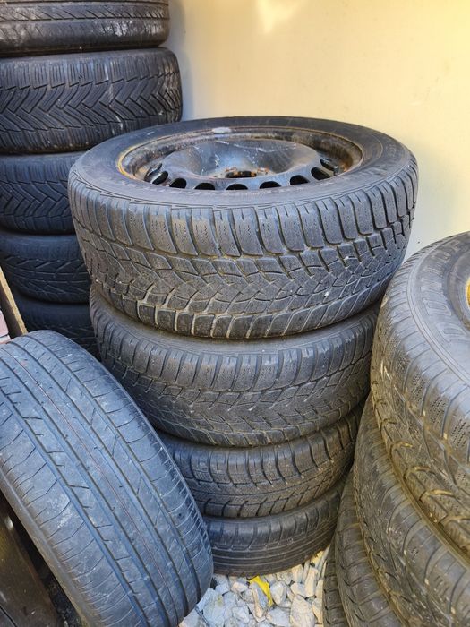 Roti cu cauciucuri M+S iarna R15 și R16 Passat/Touran/Golf/Audi