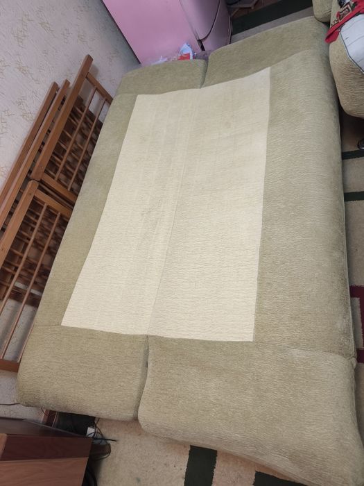 Диван мягкий раскладной + 2кресла