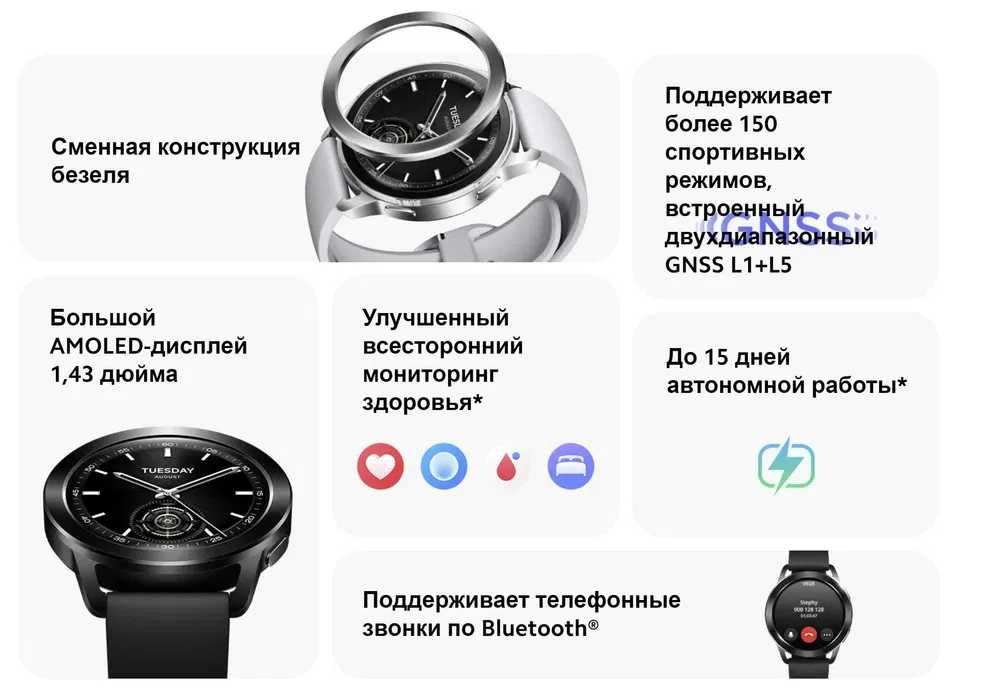 Смарт-часы Xiaomi Watch S3 [как новые]