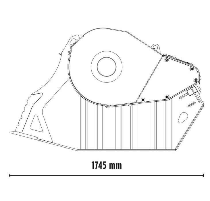 Cupa de concasare MB-BF60.1 S4 de la MB Crusher, excavator 10-18 ton