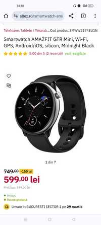 Amazfit GTR mini ca nou