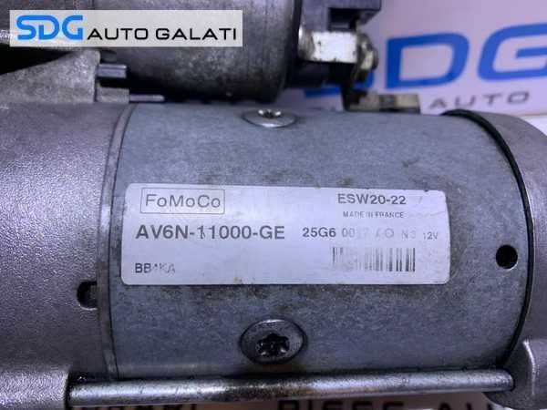 Electromotor cu 11 Dinti Cutie Manuala in 6 Trepte Start Stop Ford Focus 3 1.6 TDCI 2010 - 2018 Cod AV6N-11000-GE AV6N11000GE [S0006]