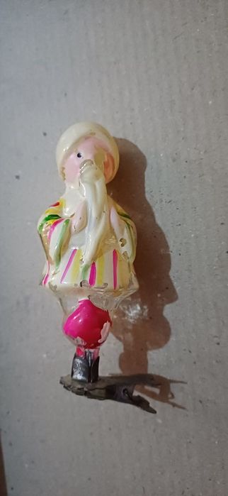 Ёлочная игрушка игрушки новогоднии СССР из стекла стекляная