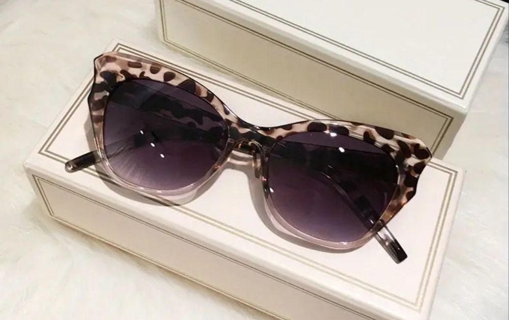 Ochelari noi de soare, de damă, model animal print