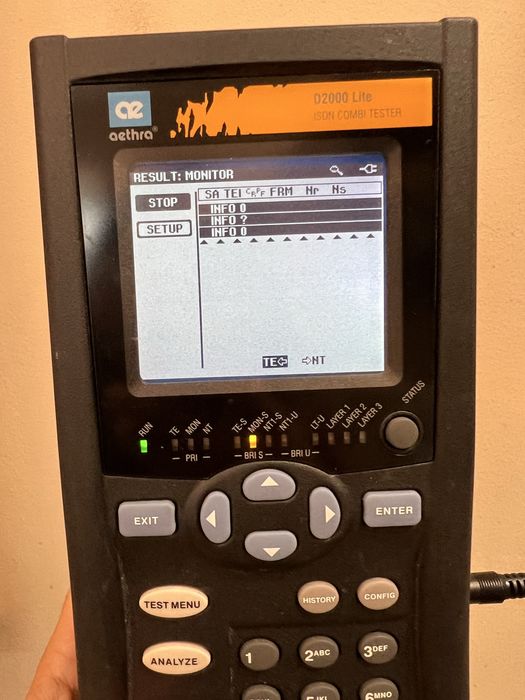 Aethra D2000 Lite tester ISDN