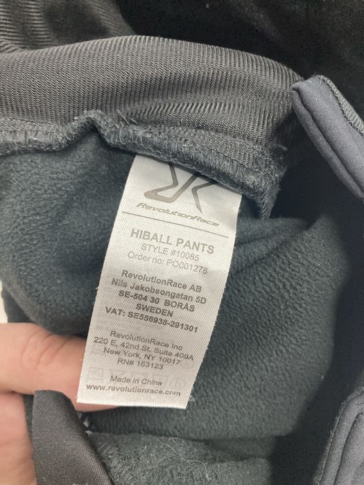 Pantaloni softshell cu polar M dama Revolution Race de iarna