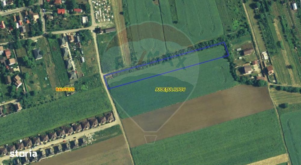 Teren 7,463mp Balotesti / Strada Biserica Sfantul Nicolae