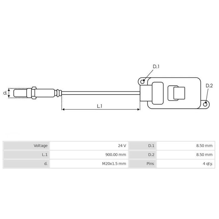 Senzor Noxe Scania 5WK97400 / 2294290 / 6PN358186-001