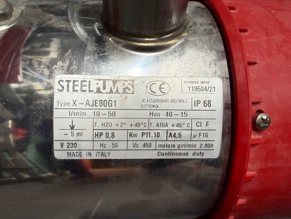 Хидрофорна помпа Steel pumps x aje 80g1