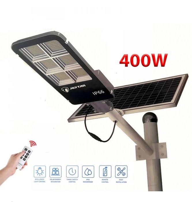 Соларна лампа с отделен панел 400вата