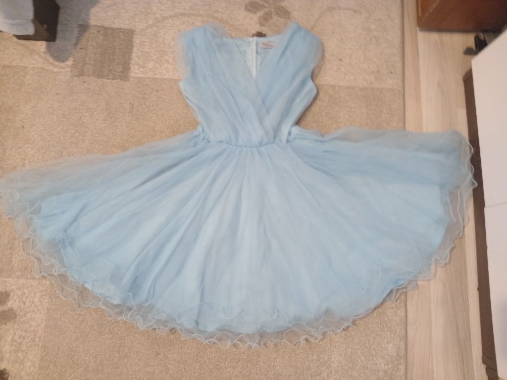Rochie de ocazie albastru deschis