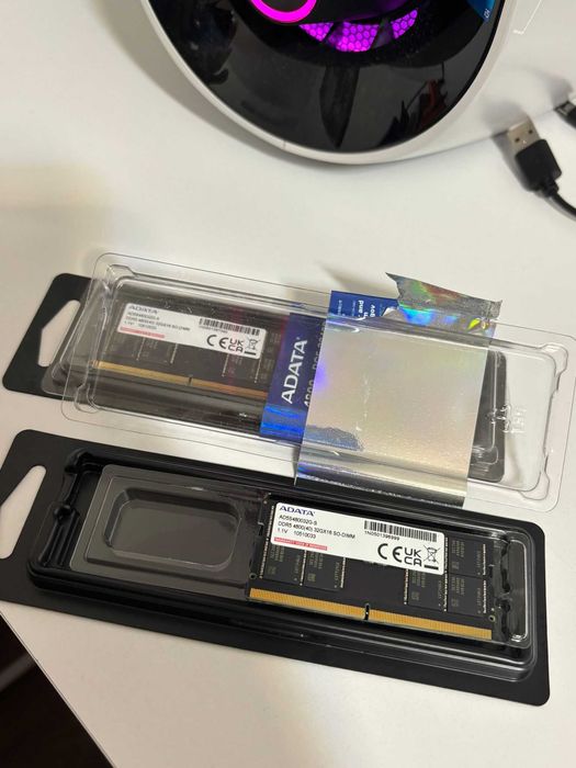 2 buc Memorie Laptop A-Data AD5S480032G-S, 32GB DDR5, 4800Mhz