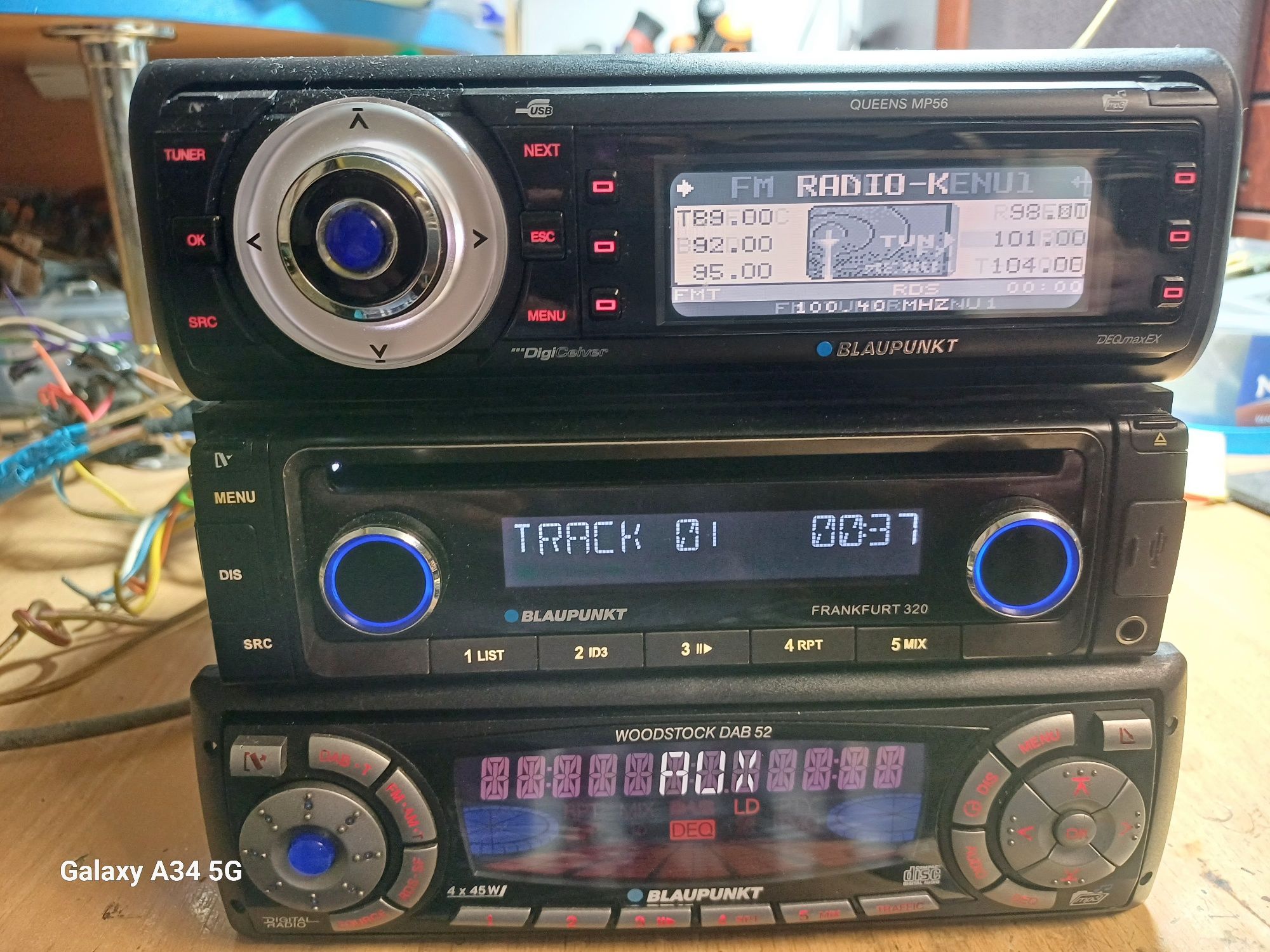 Blaupunkt mp56 Queens Frankfurt 320 woodstock dab52 comenzi volan