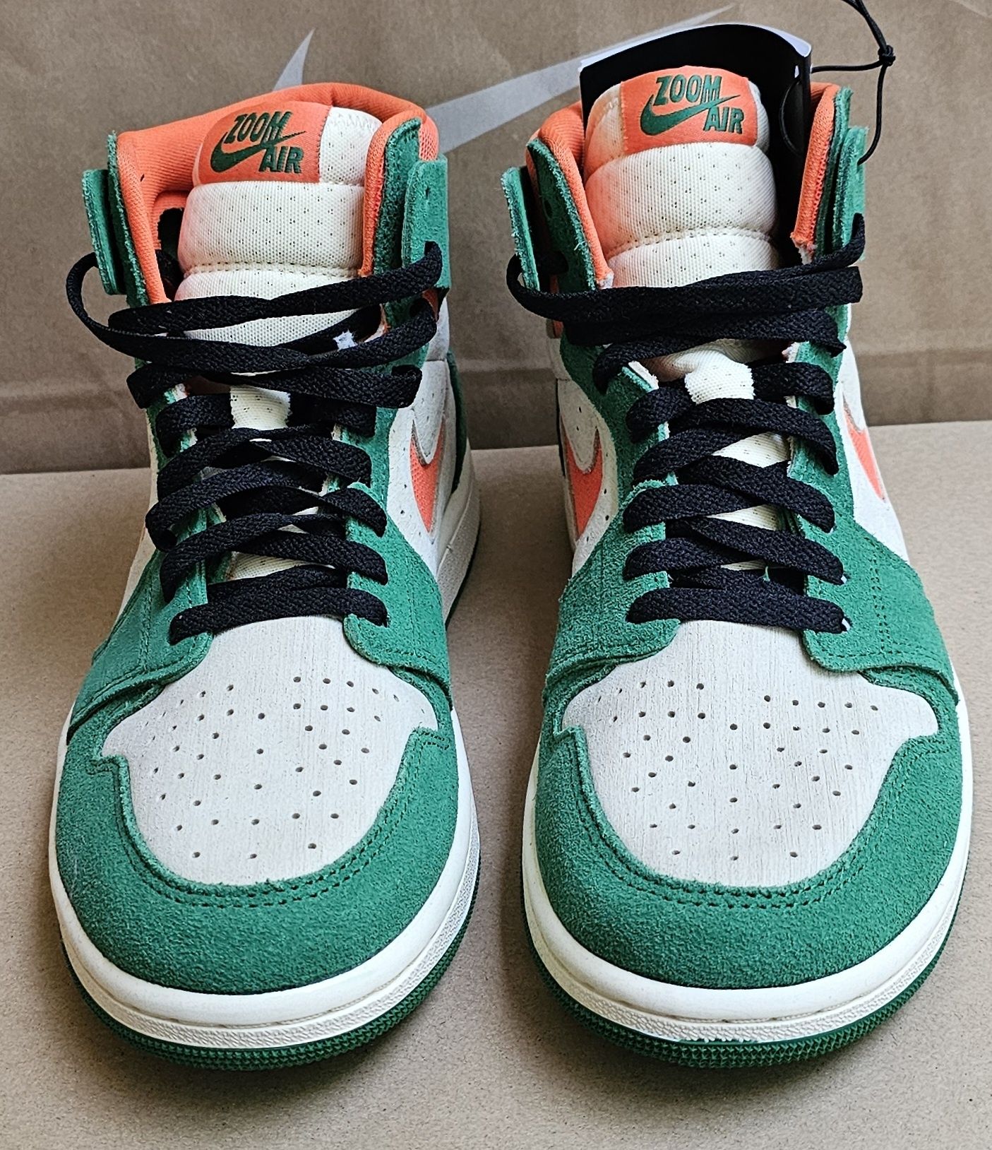 Nike Air Jordan 1 High Zoom CMFT 2 'Pine Green Orange Blaze'