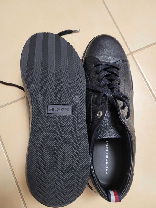 Tommy Hilfiger sneakers din piele PREMIUM CUPSOLE GRAINED LTH