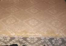 Perdea traditionala, lucrata manual din dantela macrame