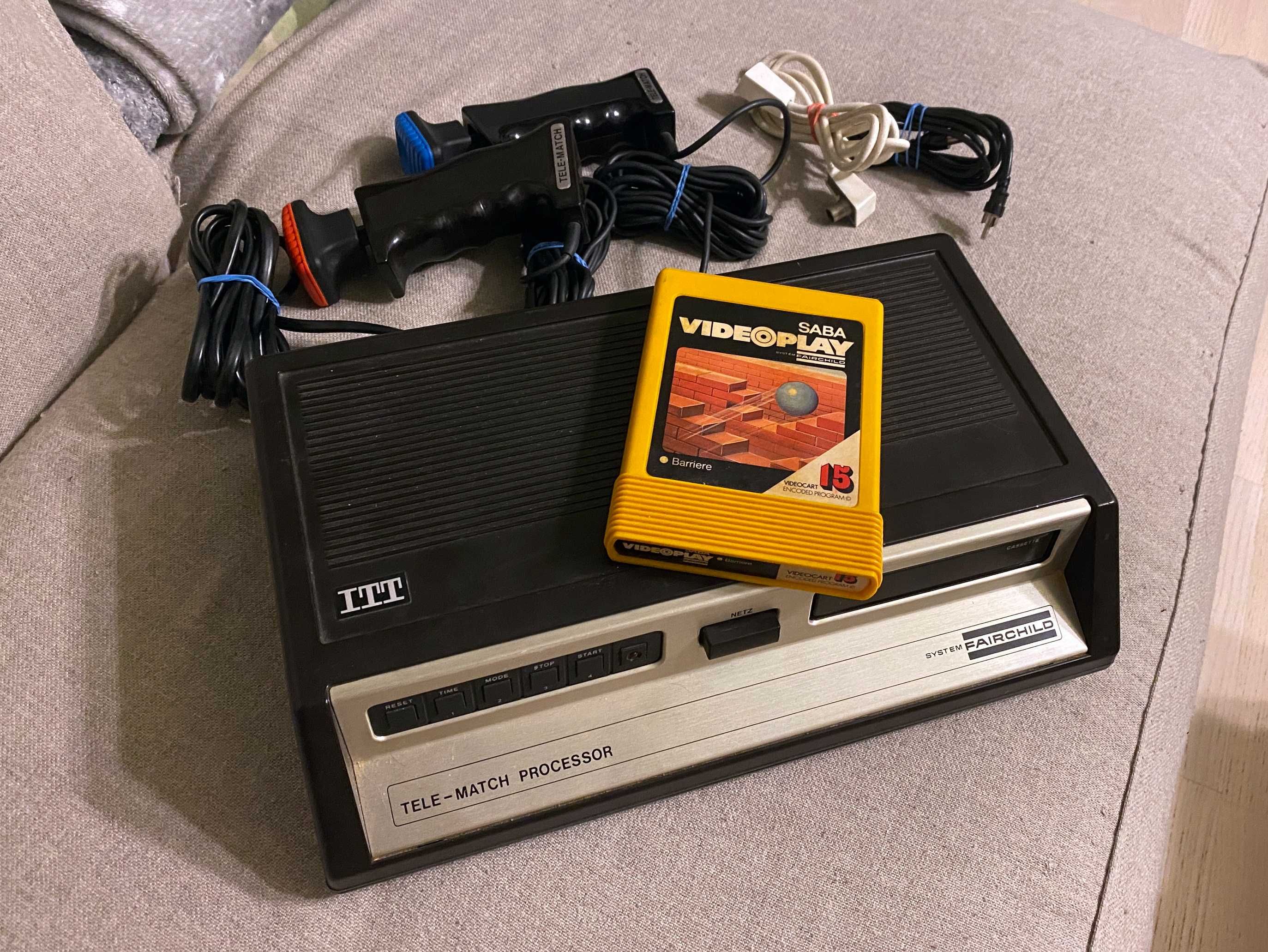 Consola ITT Tele-Match Processor din 1978 - completa - functionala