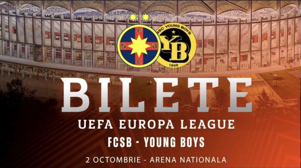 Invitatie LOJA – FCSB vs Young Boys, Arena Națională