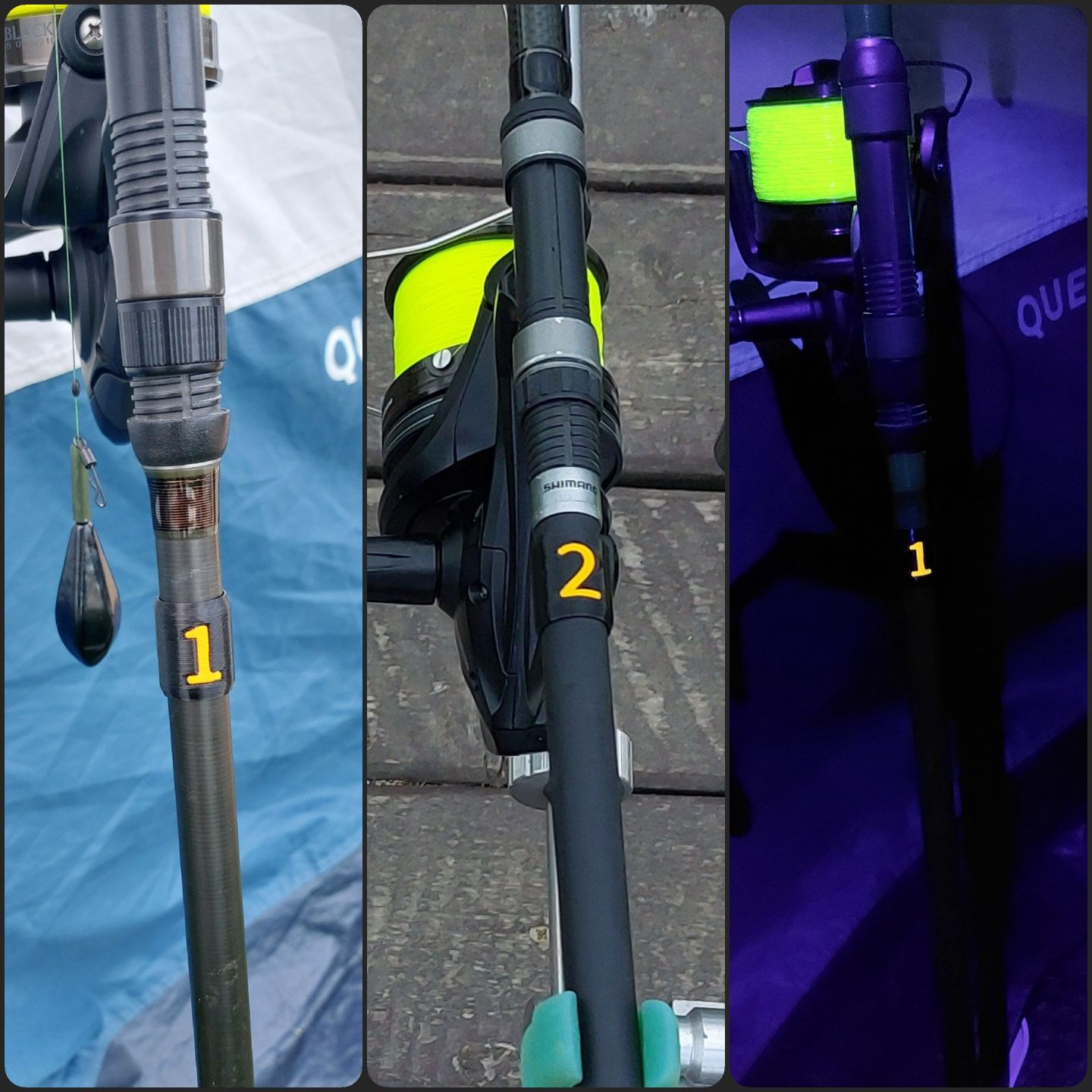 Eticheta clipsabila (SET) cu numar pentru lanseta / crap / rod pod