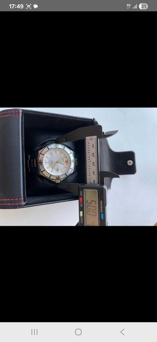 Ceas Swiss Hanowa geam safir (premium la preț ofertă) urgent