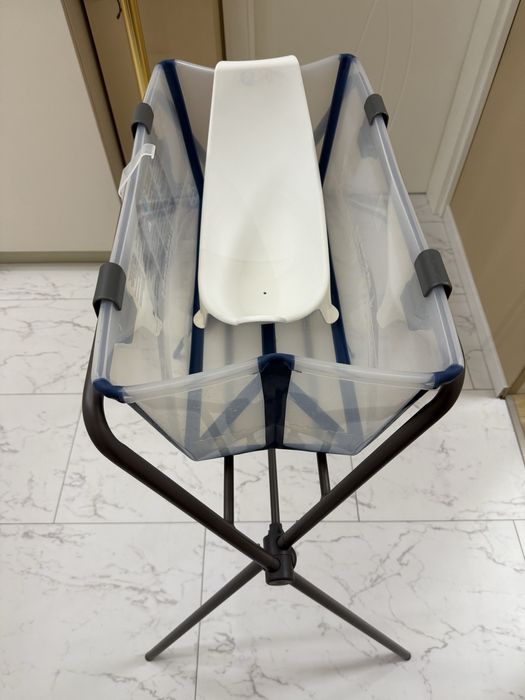 Стойка за вана Stokke Flexi Bath Stand, вана и поставка за новородено