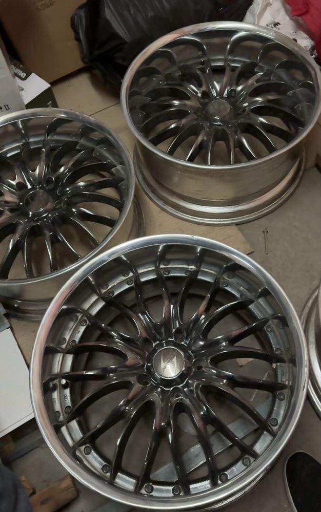 Японские диски кованные Work Seeker SCX R19 5x120 с резиной