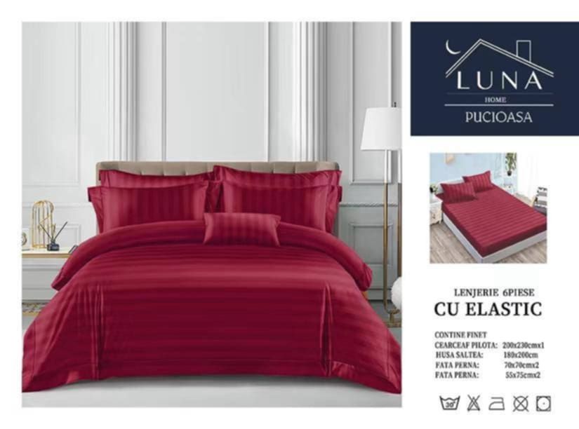 Lenjerie damasc 6 piese
