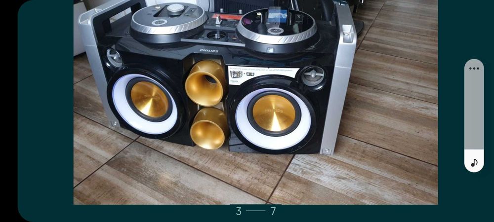 Dj philips 200w reali,prospectul zice 300,functional