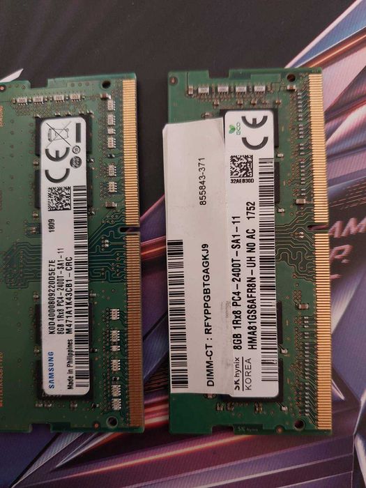 16GB DDR4 - Hynix, Samsung, Kingston, Micron (SODIMM - за лаптоп)