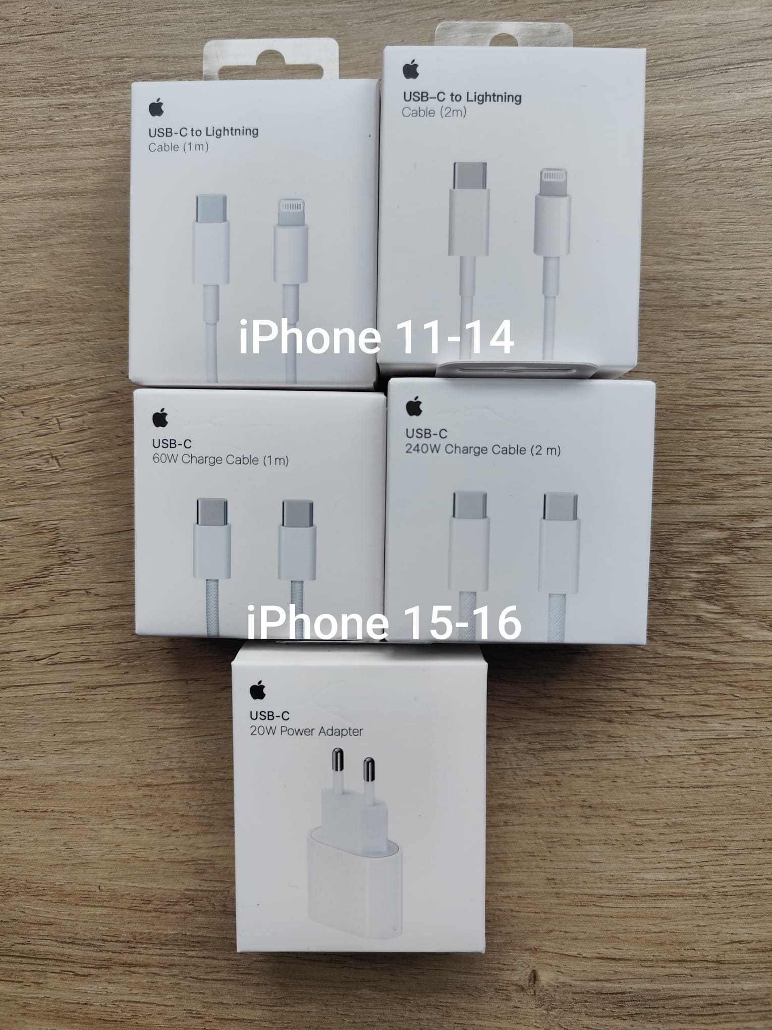 Incarcator Iphone 20w cu cabluri originale fast-charge