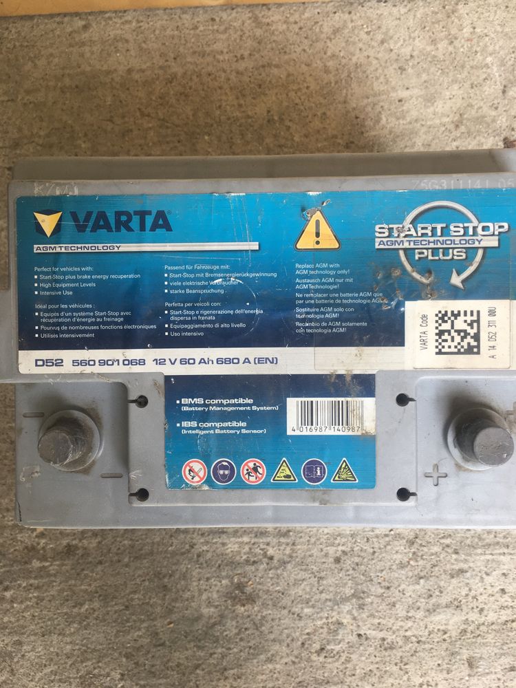 Baterie varta start stop +